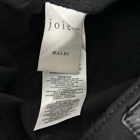 JOIE Malbi Black Jogger Pants Size 25 - Picture 7 of 11